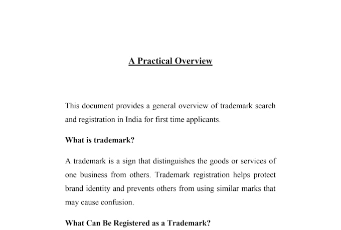 conduct trademark search and filing in india